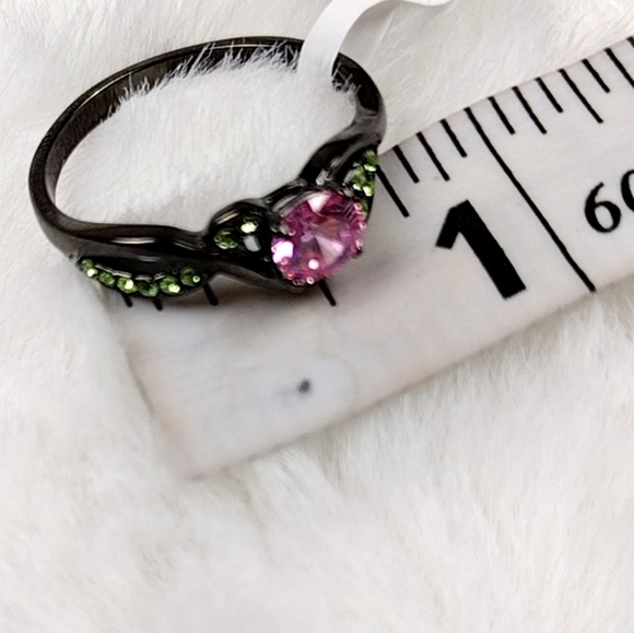 Stainless Steel Rose Vine Ring Hypoallergenic Jewelry - Picture 7 of 14